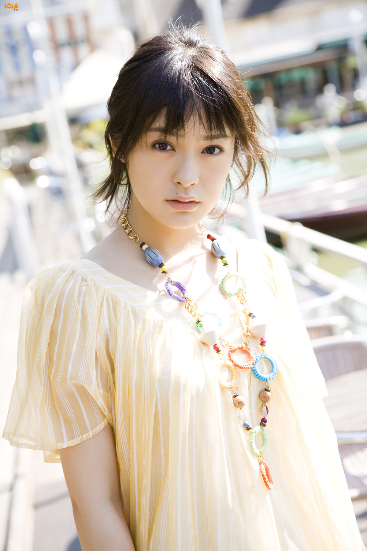 贯地谷诗穗梨 Shihori Kanjiya  Bomb.tv 清纯MM户外写真照